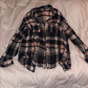Open back Flannel